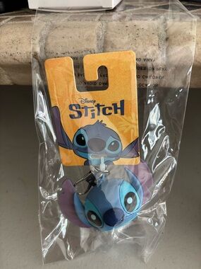 Disney Stitch Keyring - Blue, Light Blue & Purple
